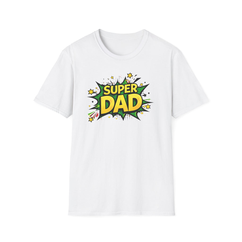 Super Dad Comic-Style T-Shirt — Father's Day Gift Tee
