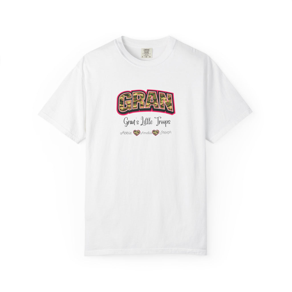 Gran Grandma T-Shirt — "Gran: Good a Little Trouble" Vintage Floral Tee
