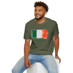 Made in Ireland T-Shirt — Watercolor Irish Flag Tee