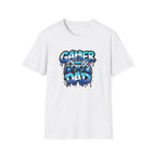 Gamer Dad T-Shirt — Blue Controller T-shirt
