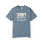 Granny Pastel Rainbow T‑Shirt — Retro Block Letter Grandma Tee