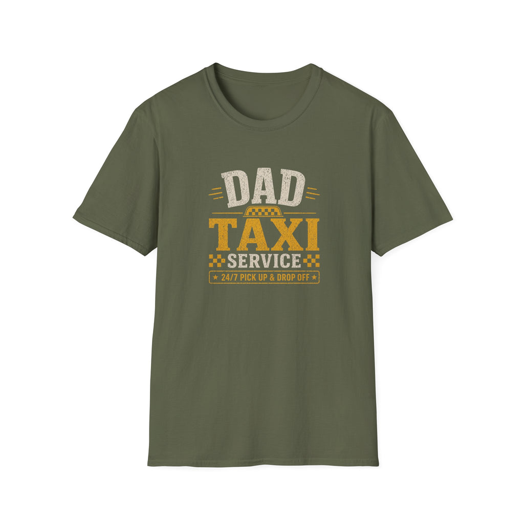 Dad Taxi Service T-Shirt — Funny Father's Day Pickup & Drop Off Tee