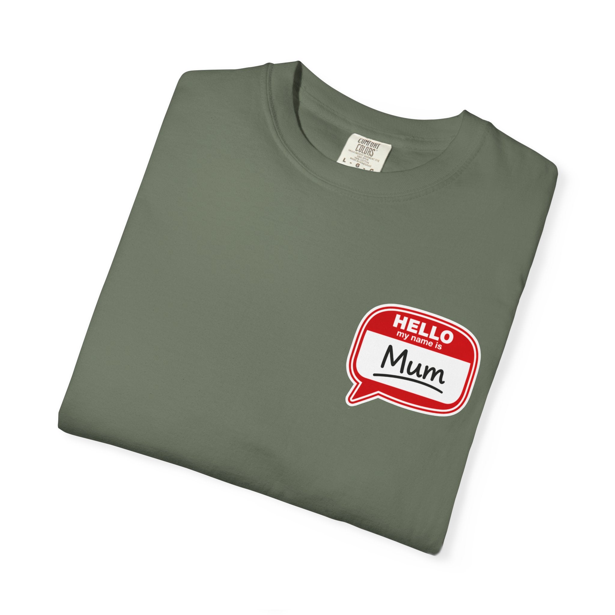 Hello Mum Speech Bubble T-Shirt — Cute Retro Mom Graphic Tee