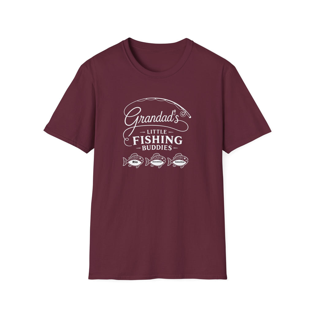 Granddad’s Little Fishing Buddies T-Shirt — Father/Grandparent Fishing Gift