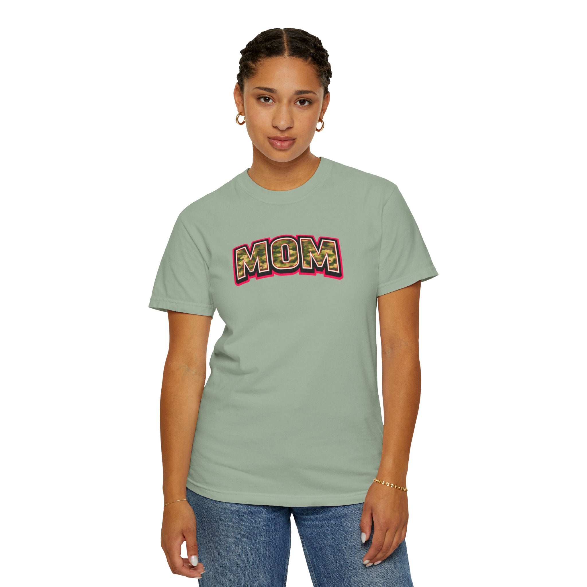 MOM Camo Patch Graphic T-Shirt