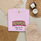 Nana Leopard Print T-Shirt — "Nana (who loves her little troops)" Grandma Gift