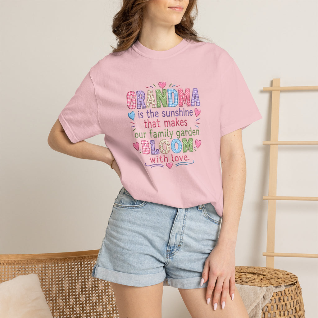 Grandma Is the Sunshine That Makes Our Family Garden Bloom T-Shirt