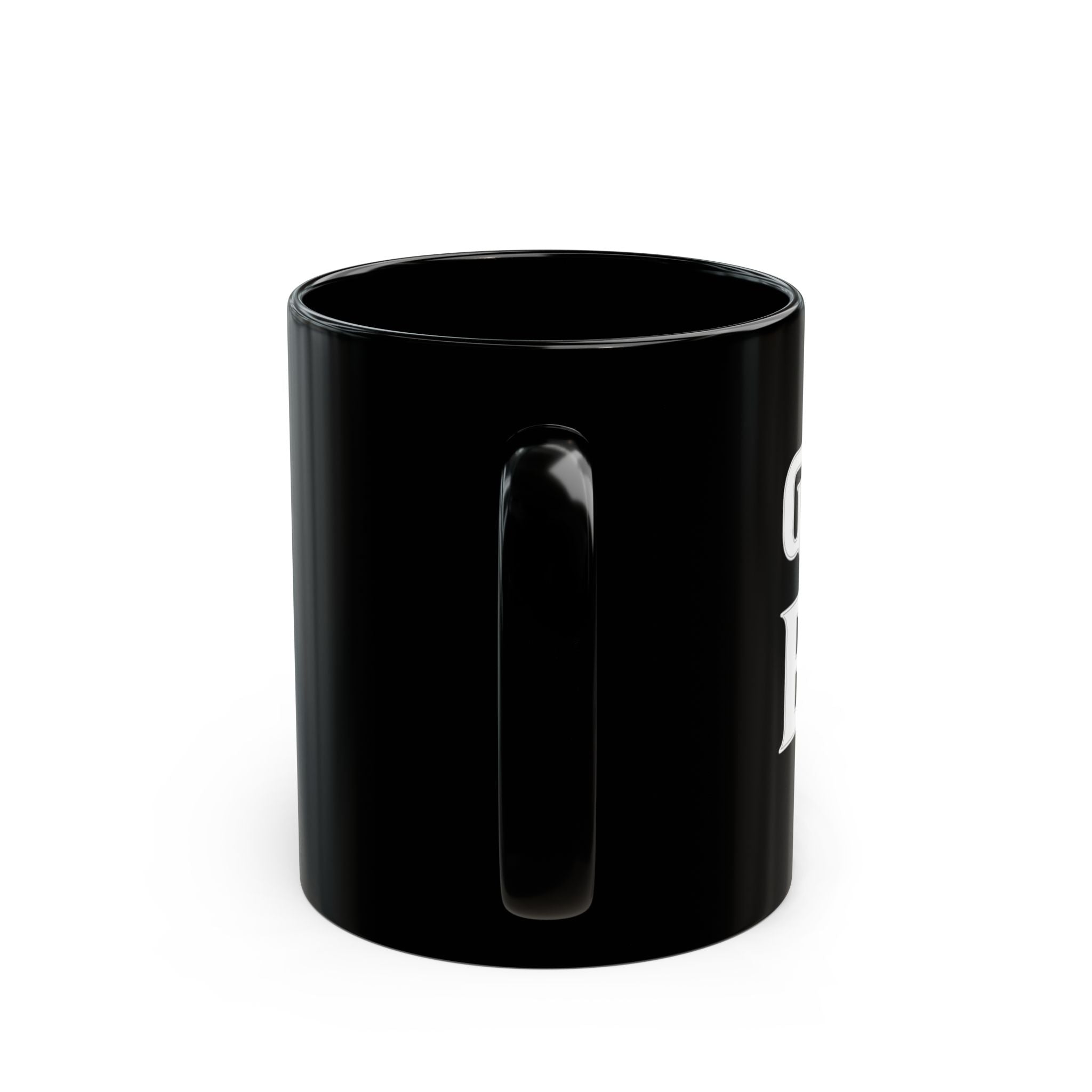 Grandpa Is The Boss Black Coffee Mug — Funny Gift for Grandfathers, Father’s Day & Birthday (11oz/15oz)