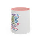 Gran Coffee Mug — "Grandkids aren't Going to Spoil Themselves" Cute Heart Accent Mug