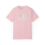 Gran Loves Her Crew T-Shirt — Pastel Grandma Shirt for Mother's Day & Family Gifts
