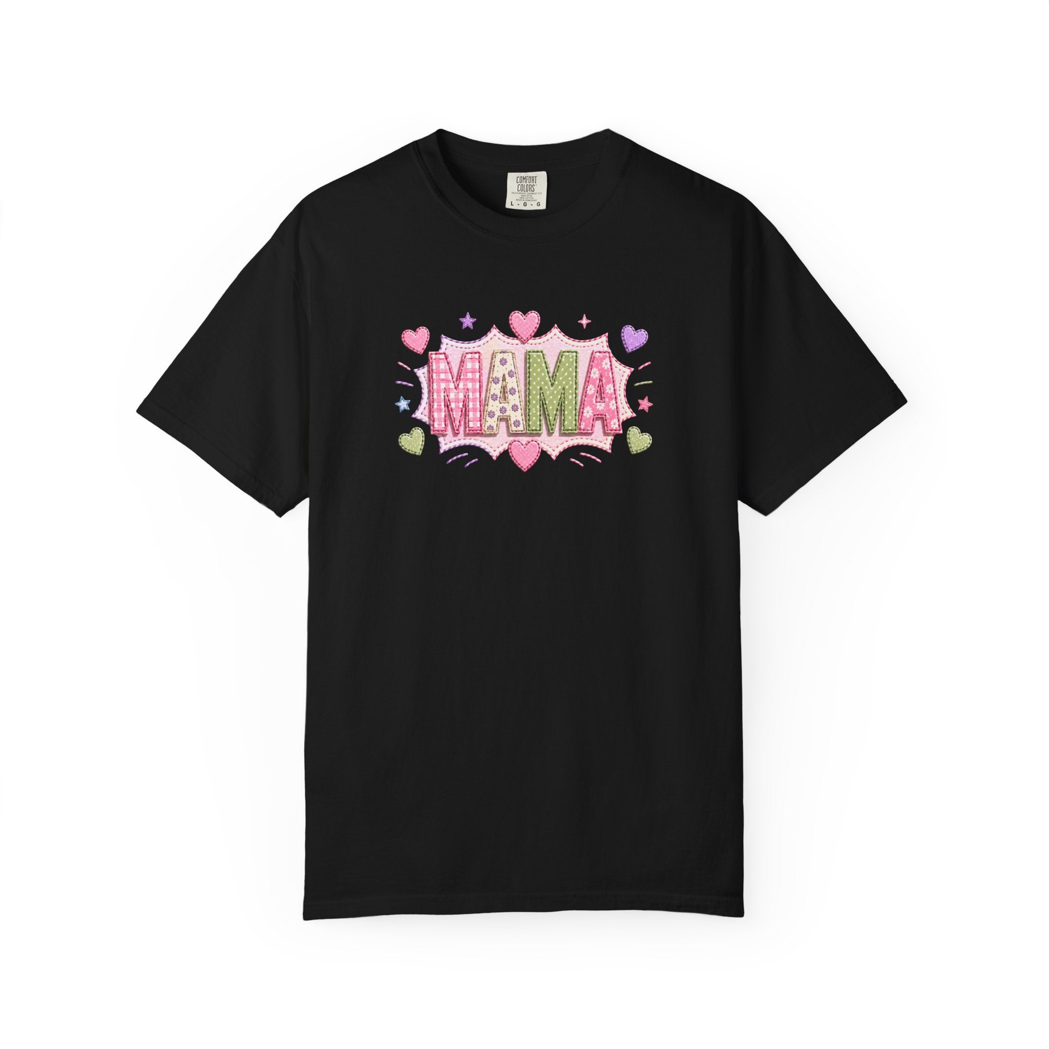 Mama Floral Heart T-Shirt — Cute Pink "MAMA" Mother's Day Tee