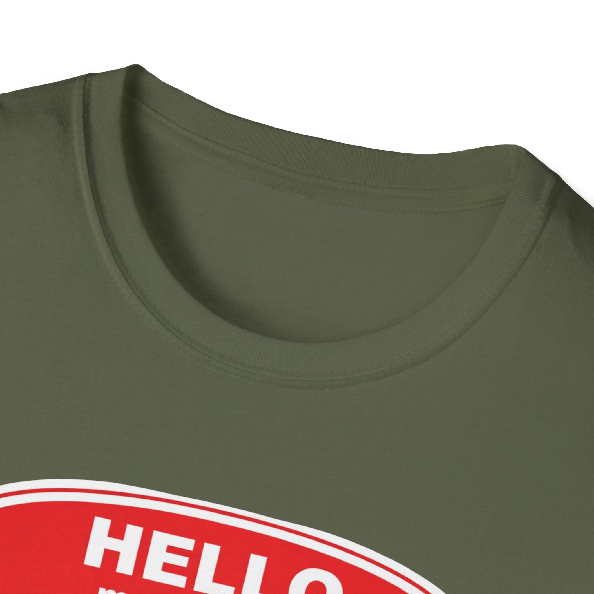 Hello My Name Is Grandad T-Shirt — Funny Grandfather Gift