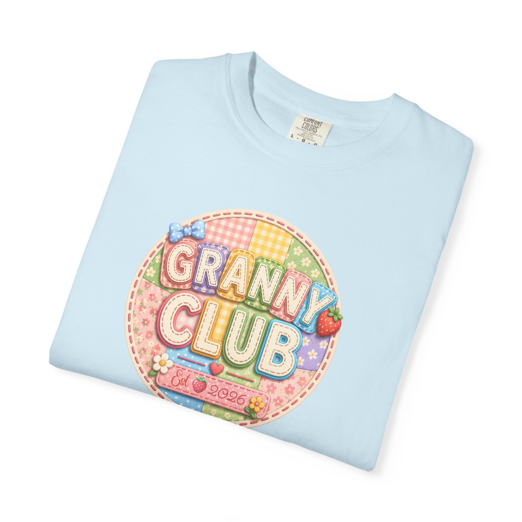 Granny Club Graphic T-Shirt — Retro Candy Patch Design