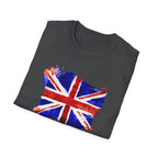 Union Jack Paint Brush UK Flag T-Shirt — British Pride Graphic Tee