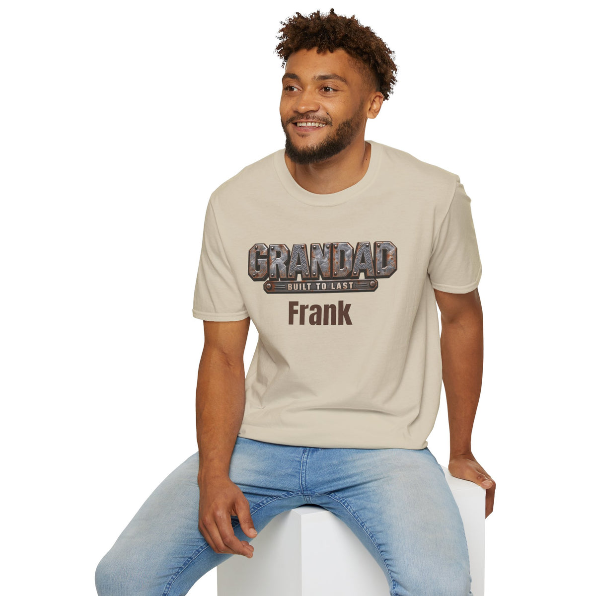 Grandad "Built to Last" T-Shirt — Personalise