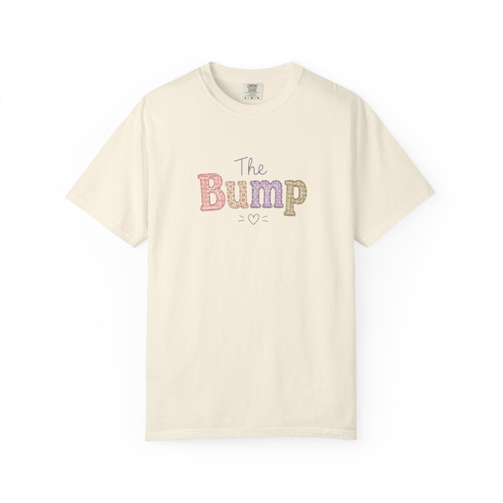 Maternity T-Shirt — 'The Bump' Pastel Vintage Graphic Tee