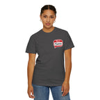 T-Shirt — "Hello Mummy" Retro Name-Tag Graphic