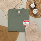 Hello Nanny Pocket T-Shirt – Cute Name Tag Tee for Grandparents & Caregivers