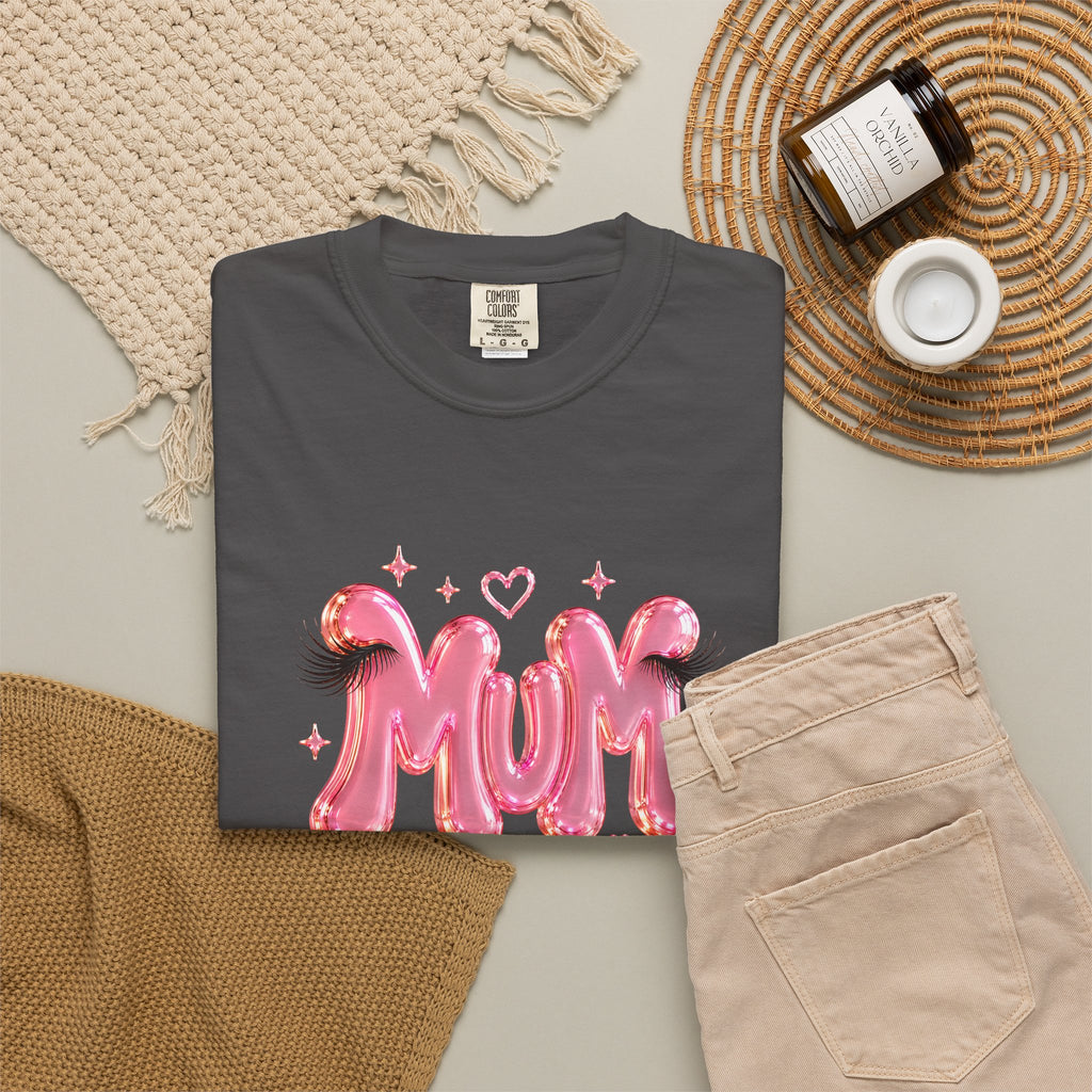 MUM Pink Balloon Eyelashes T-Shirt