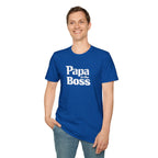 T-Shirt — "Papa is the Boss" Funny Father's Day Tee