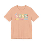 Nana Baby Blocks Tee — Personalized Grandmother Name Shirt