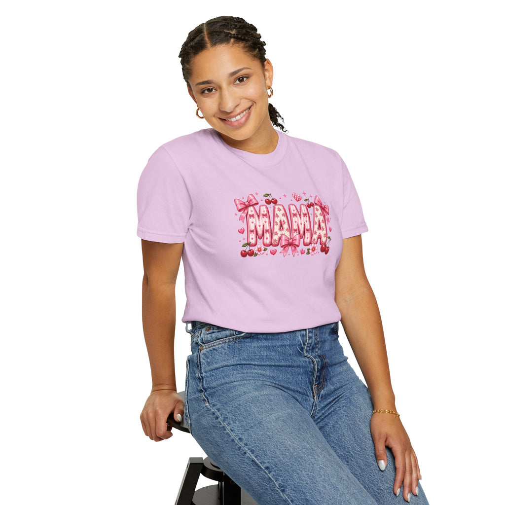 MAMA Floral Heart T-Shirt