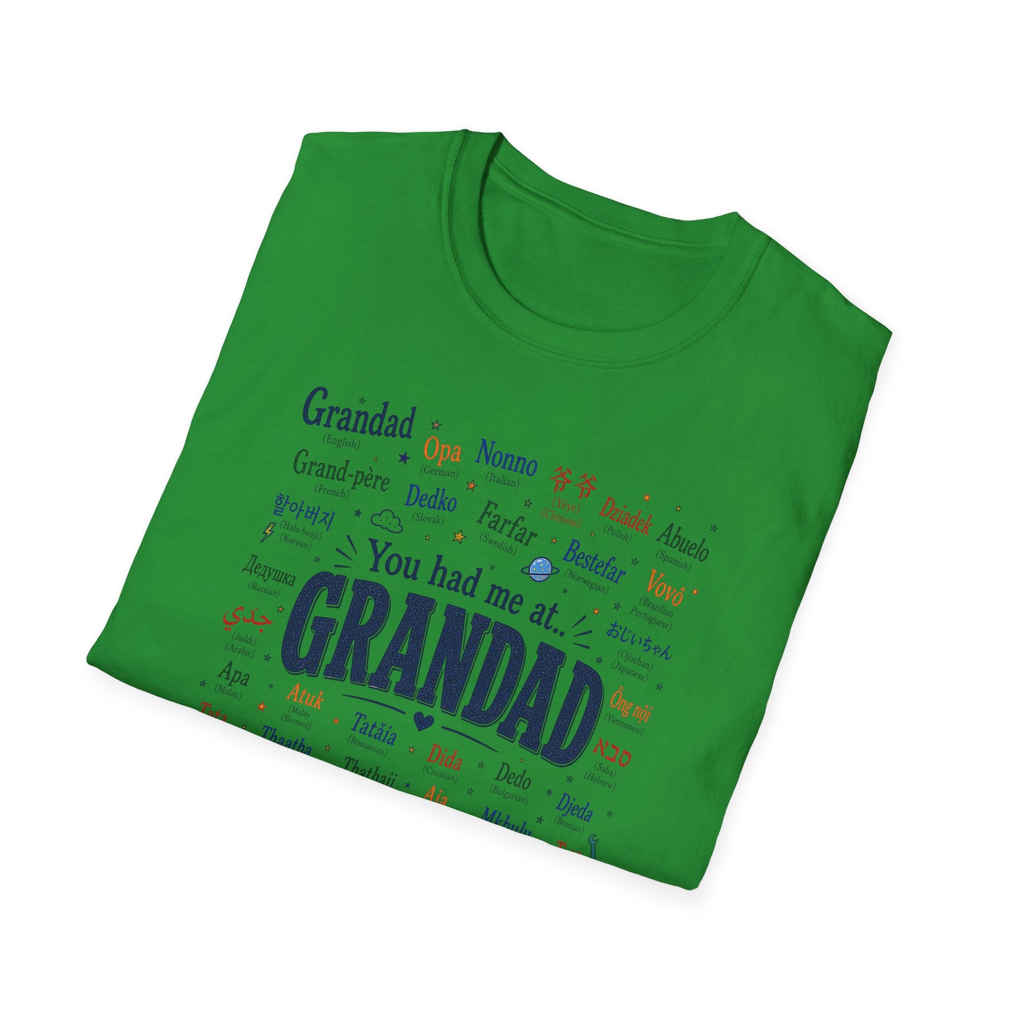 Grandad Word Cloud T-Shirt — "You had me at... GRANDAD" Father’s Day Gift