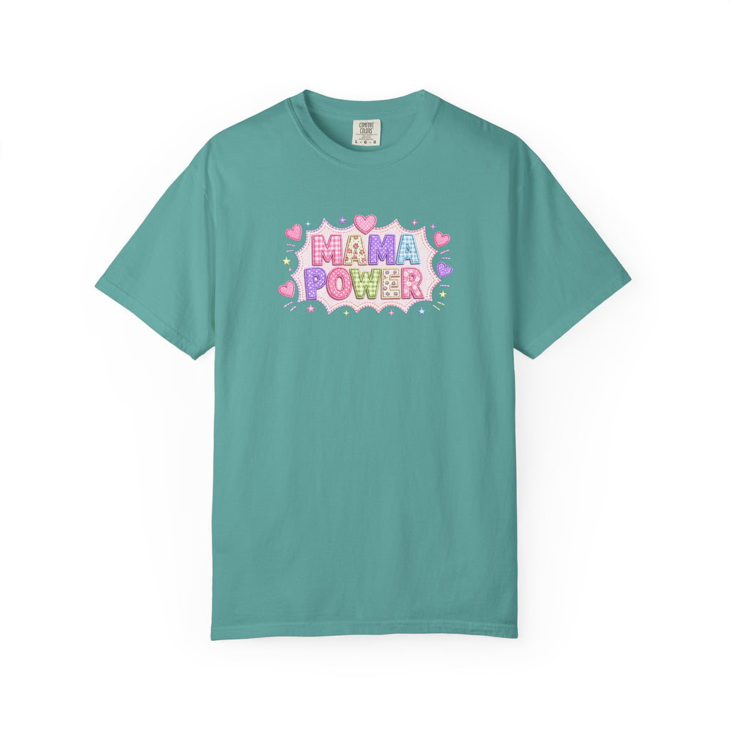 Mama Power T-Shirt — Cute Pastel Mom Pride Graphic Tee