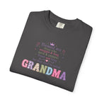 Grandma Floral Scripture T-Shirt — Blessed Are Those Who Are Pure in Heart