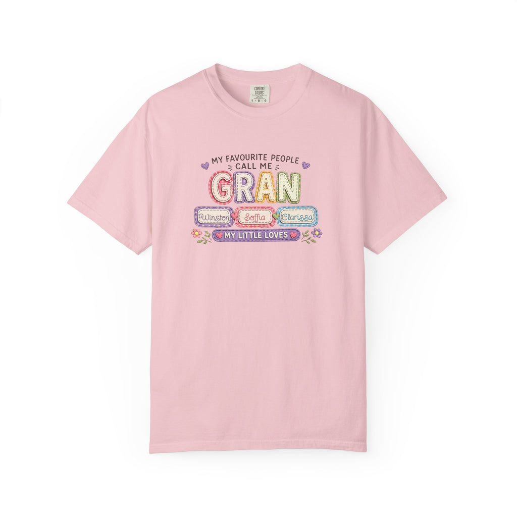 Gran Grandma T-Shirt – "My Favourite People Call Me Gran" Floral Gift Tee