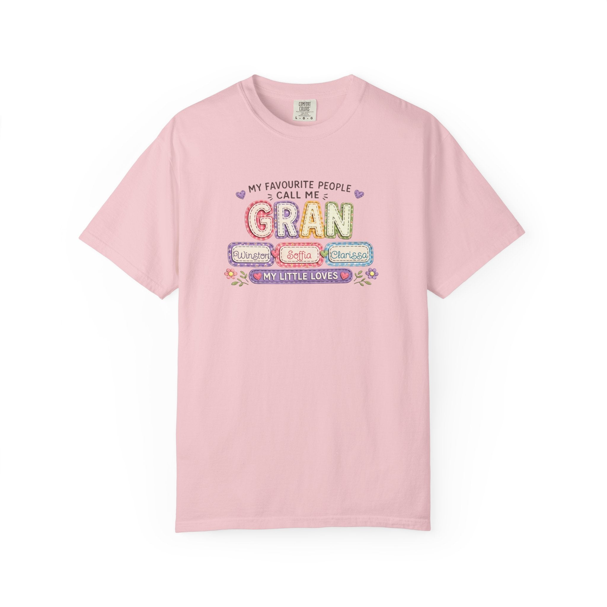 Gran Grandma T-Shirt – "My Favourite People Call Me Gran" Floral Gift Tee