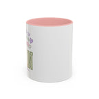Accent Coffee Mug - 'Gran' Floral Heart Design (11/15oz)