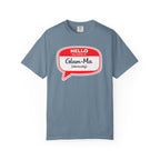 Glam-Ma Name Tag T-Shirt — "Hello My Name Is Glam-Ma (Obviously)" Graphic Tee