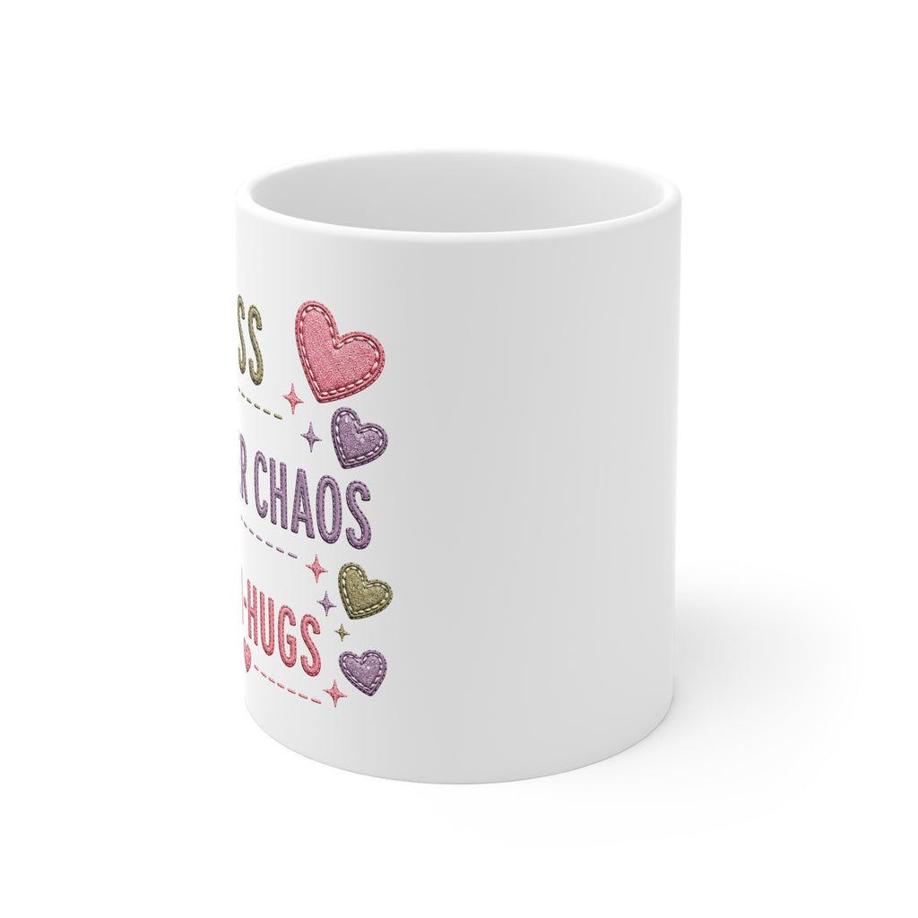 Mug: M.U.M. — Mess, Utter Chaos, Mini-Hugs Decorative Coffee Mug