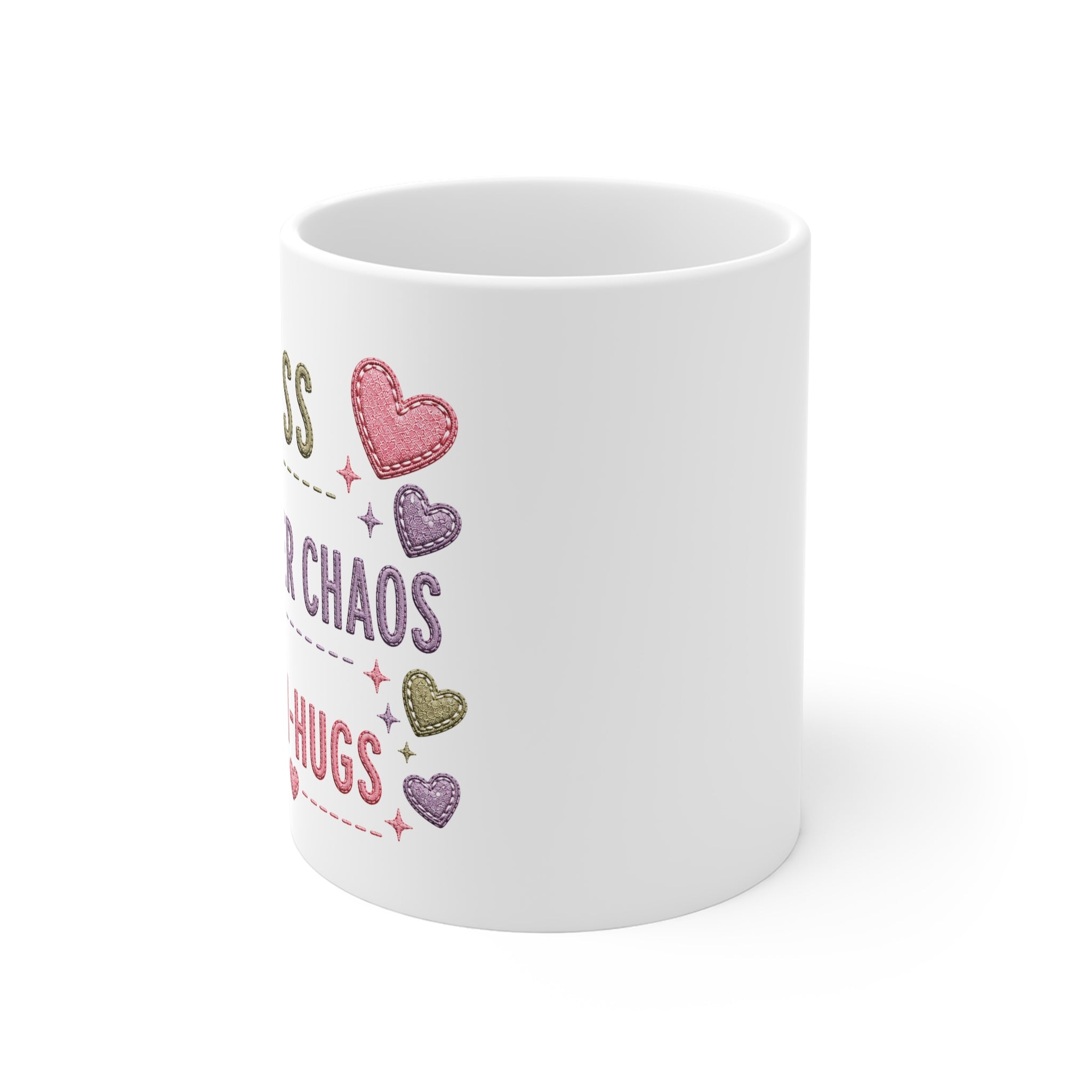 Mug: M.U.M. — Mess, Utter Chaos, Mini-Hugs Decorative Coffee Mug