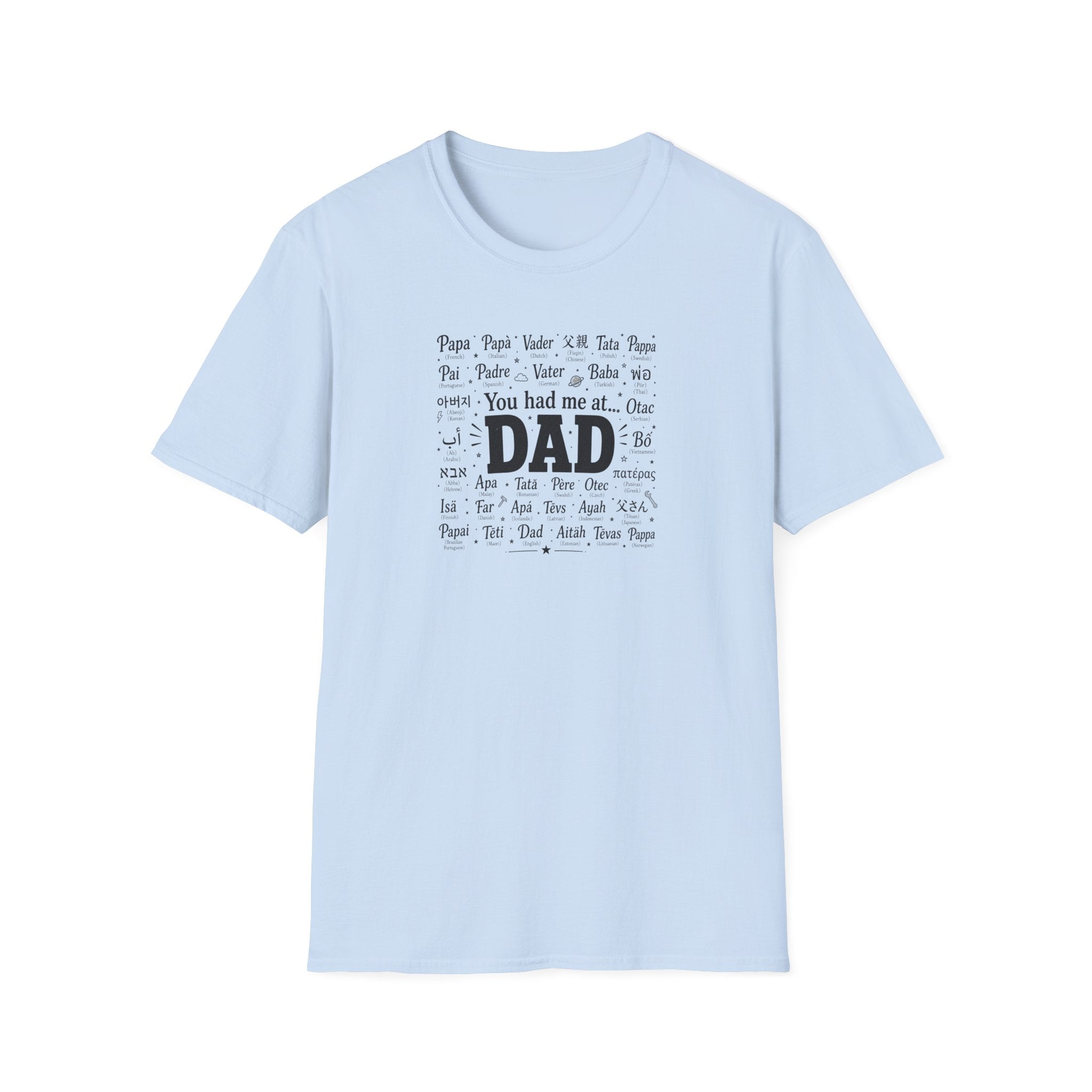 Dad Word Cloud T-Shirt — "You Had Me at Dad" Father's Day Gift
