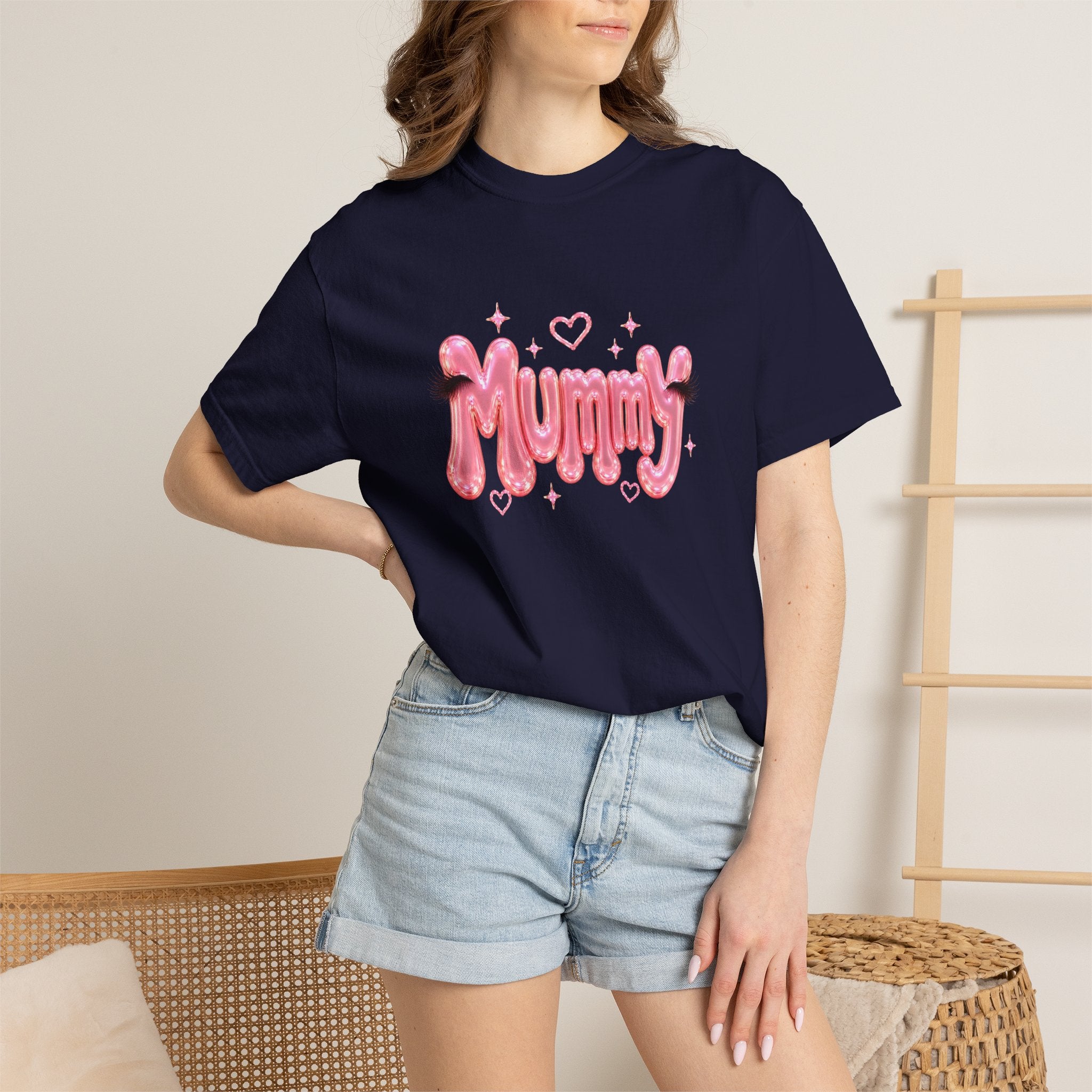 MUMMY Pink Balloon Eyelashes T-Shirt