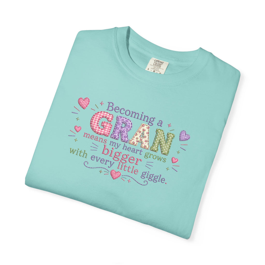 Heartfelt Gran T-Shirt - Becoming a Gran Means My Heart Grows Bigger