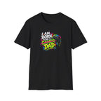 "I Am Born To Be A Gamer Dad" Neon T‑Shirt
