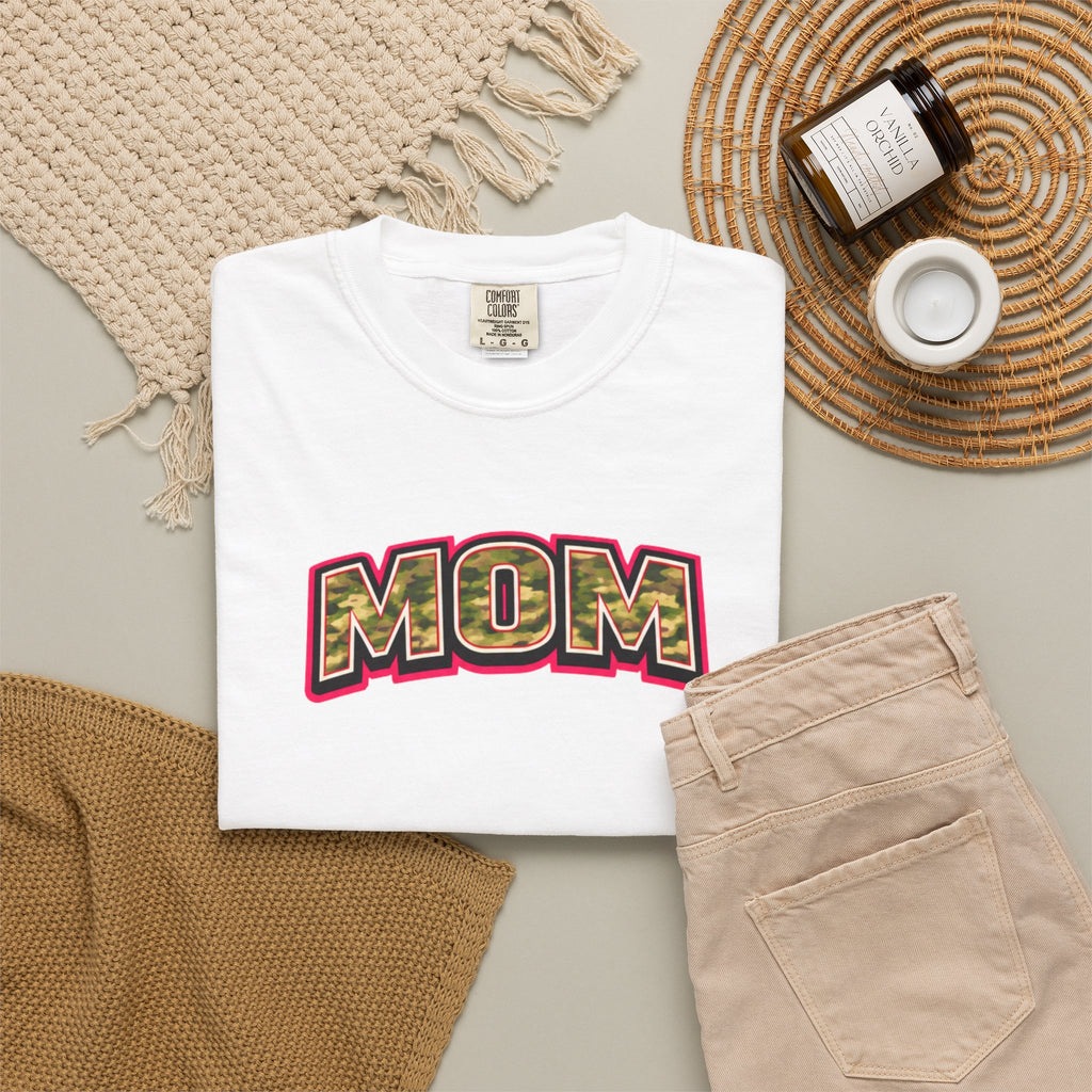 MOM Camo Patch Graphic T-Shirt