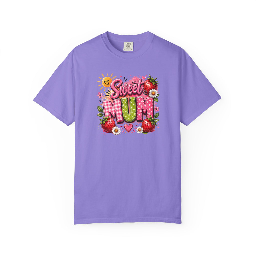 Sweet Mum T-Shirt — Floral Strawberry Mother's Day Tee