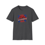 Super Grandpa T-Shirt Union Jack/England themed – Retro Comic Style Father’s Day Gift for Grandfathers