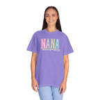 NANA Pastel Patchwork T-Shirt — "The Heart of Our Family" Gift