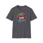 Eat Sleep Game Dad Stuff Repeat T-Shirt