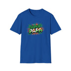 Super Papa Ireland Flag/Irish themed T-Shirt – Comic-Style Father’s Day Tee