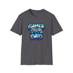 Gamer Dad T-Shirt — Blue Controller T-shirt