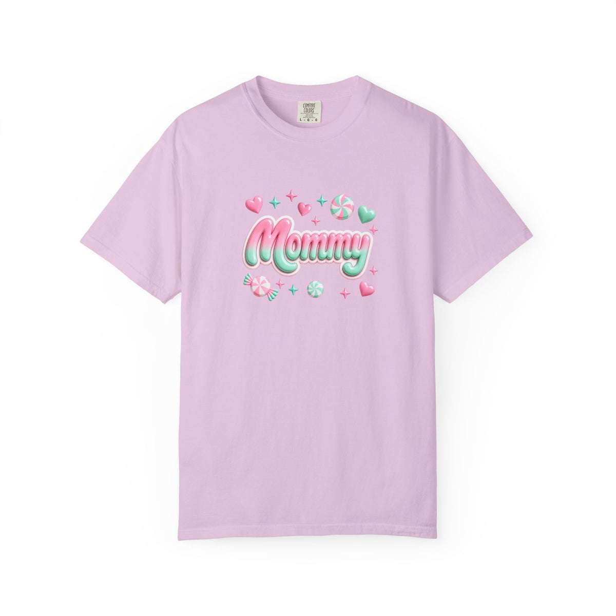 Mommy Pastel Candy Script T-Shirt