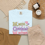 Mom Overload T-Shirt — "Mess, Overload, Mother Love" Cute Mom Graphic Tee