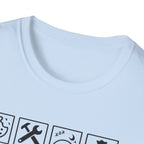 Grandpa Warning T-Shirt — "Spoils Grandkids & Hands Out Biscuits" Funny Grandpa Gift