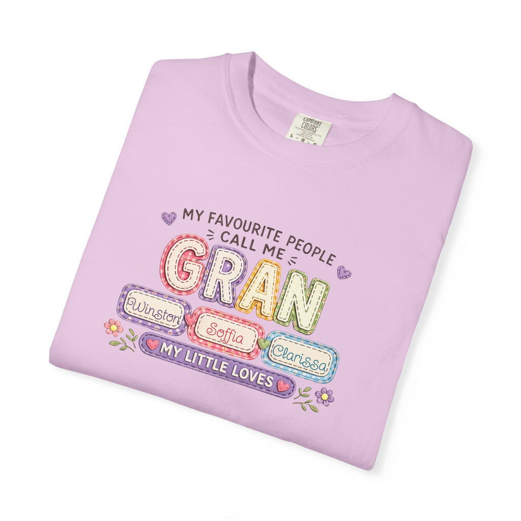 Gran Grandma T-Shirt – "My Favourite People Call Me Gran" Floral Gift Tee